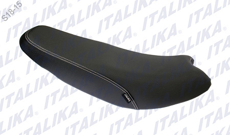 ASIENTO NEGRO COSTURA PLATA FT150 GT GRAFITO, FT150GTI