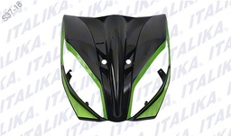 [F13011411] CUBIERTA FRONTAL NEGRO/VERDE AT110RT CON LED 2016