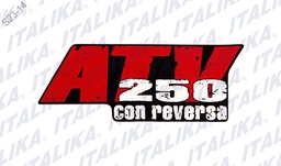 [F13020063] ETIQUETA ATV250 CON REVERSA ATV250 CON REVERSA