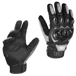 [7306-1357] GUANTES VEL R7 RACING M GRIS R7-2 TOUCH
